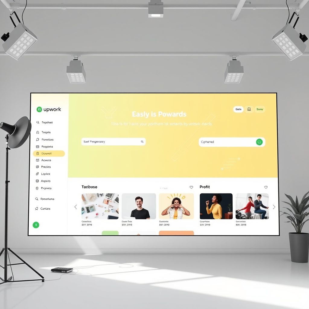 Upwork platform interface